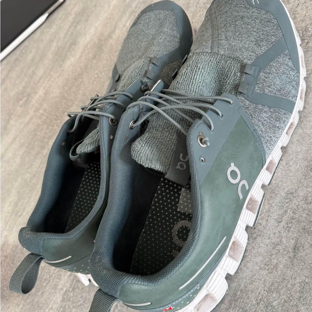On Cloud Running Men's Green Athletic Shoes Size 13
